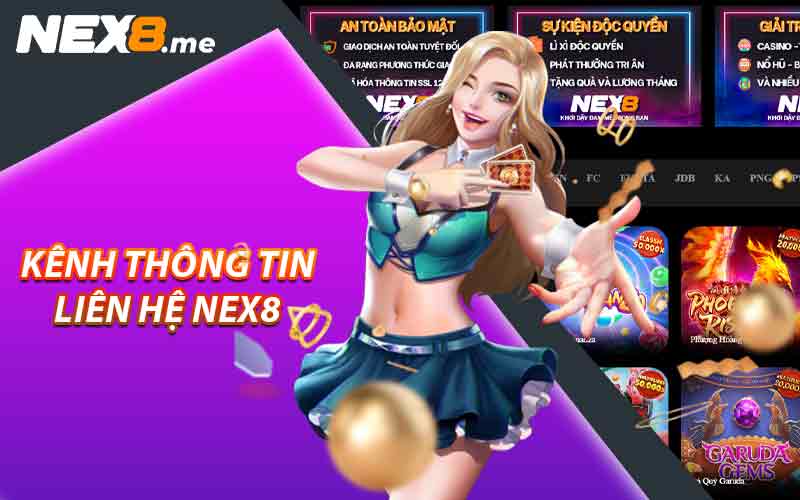 Kênh thông tin liên hệ NEX8